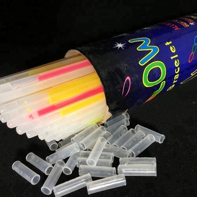 Mehrfarbige Glow Stick Armbänder 5*200mm PE-Material für Taschenfreundliche Werbeaktionen