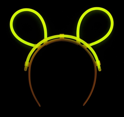 Nachtclubs Festival Party-Versorgung Vielfältige Farben Glow Sticks Haarband Dekorationen