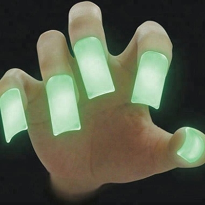 2 Jahre Haltbarkeitsdauer verschiedene Farben Glanz Finger Nagel für Halloween Festival Favorit Versorgung